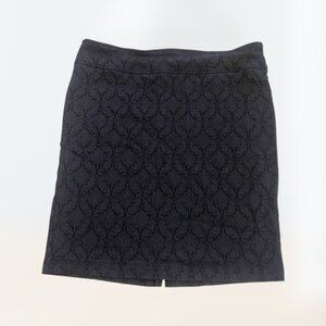 Black Floral Pencil Skirt Soho Apparel ltd. Women's Size XL